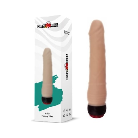 Hızlı Express Crazy Bull Fantasy 17 Cm Titreşimli Realistik Anal Vibratör Dildo Penis