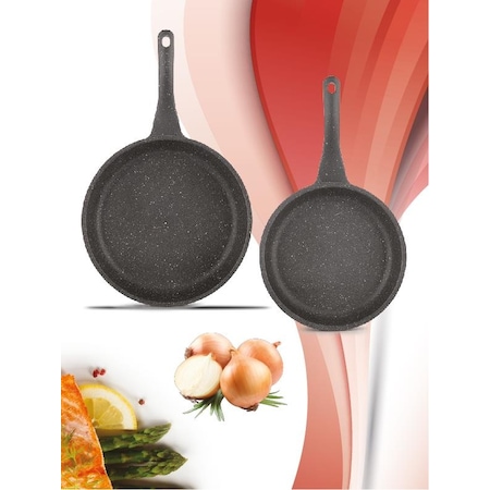 Thermoad Midas Döküm Granit 20 x 26 CM Gri 2’li Set