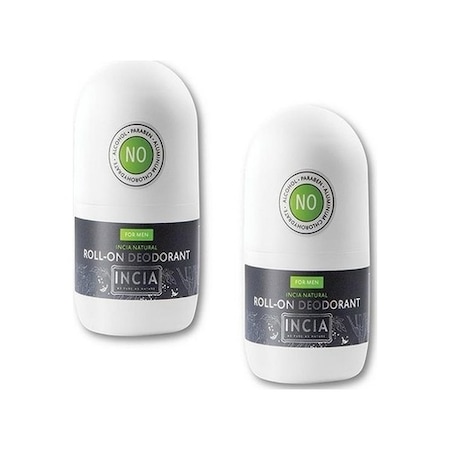 Incia Natural Erkek Roll-On Deodorant 50 ML x 2