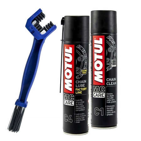 Motul C1 C4 Zincir Temizleme + Zincir Yağlama 2 x 400 ML