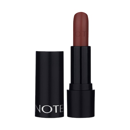 Note Deep Impact Lipstick Kremsi Dokulu Yarı Parlak Ruj 07 Warm Chocolatte - Kahverengi