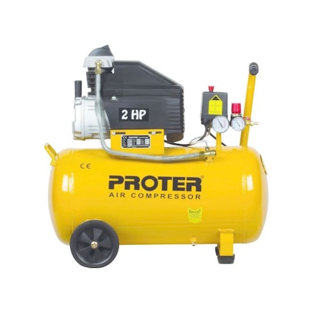 Proter 2 Hp 8 Bar 50 LT Yağlı Hava Kompresörü