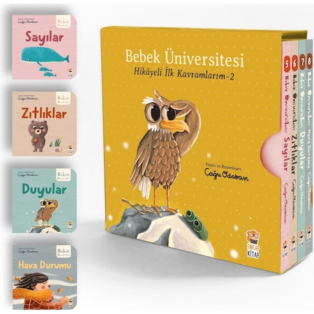 Bebek Üniversitesi Hikayeli İlk Kavramlarım 2 - Çağrı Odabaşı - Sincap Kitap