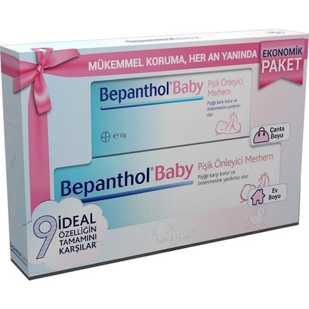 Bepanthol Baby Pişik Önleyici Bakım Kremi 100 + 50 G Combo Avantaj Paketi