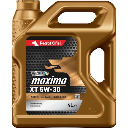 Petrol Ofisi Maxima XT 5W-30 Sentetik Motor Yağ 4 L