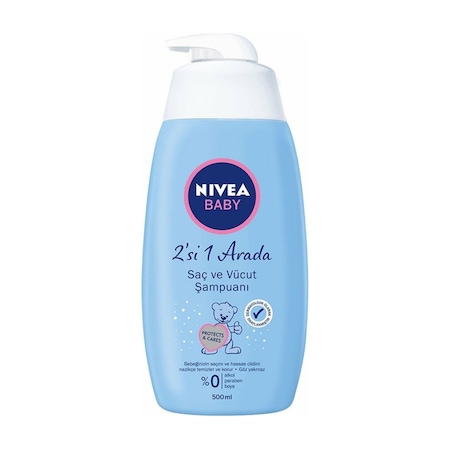 Nivea Baby 2'si 1 Arada Bebek Saç ve Vücut Şampuanı 500 ML