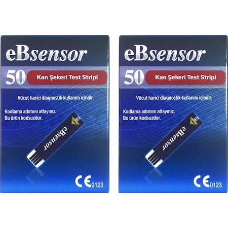 eBsensor Seker Olçüm Çubuğu Strip 2 x 50