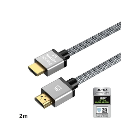 Paugge Ultra Sertifikalı 8K 60Hz. 4K 120Hz Hdmi 2.1 Kablo 2M