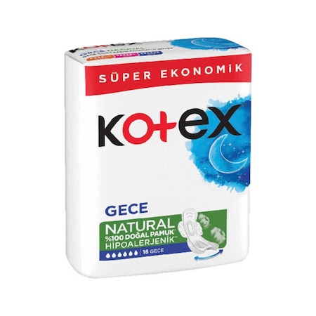 Kotex Ultra Hijyenik Ped Gece 16'lı