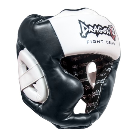 Dragondostore Dragon 11745-P Yanakları Kapalı Kask Muay Thai, Kick Boks Kaskı