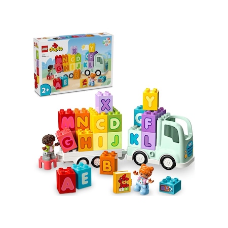 LEGO® DUPLO® Kasabası Alfabe Kamyonu Oyuncağı 10421 2+ Eğitici Oyuncak Yapım Seti - 36 Parça