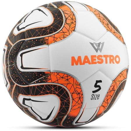 Maestro Ft500 Profesyonel Futbol Topu Orijinal Yapıştırma Resmi Maç Topu Sert Zemin Halısaha Turuncu