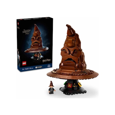 LEGO® Harry Potter™ Konuşan Seçmen Şapka 76429 Yetişkinler için Koleksiyonluk ve Sergilenebilir Model Yapım Seti - 561 Parça