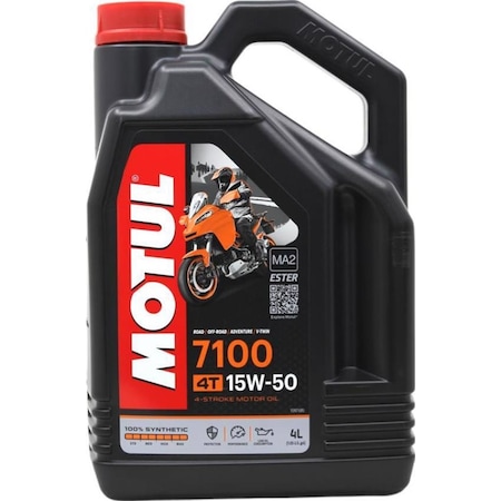 Motul 7100 15W-50 4T Motosiklet Motor Yağı 4 L