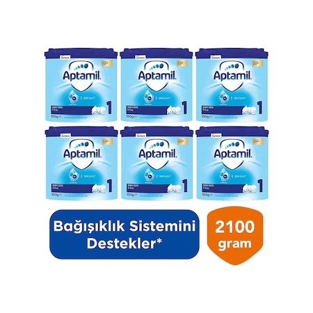 Aptamil 0 - 6 Ay 1 Numara Bebek Sütü 350 G x 6