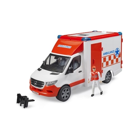 Bruder Mercedes Benz Sprinter Sirenli Ambulans Ve Ekibi Br02676