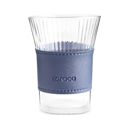 Karaca Leather Cool Touch Latte Bardağı 210 Ml Lacivert