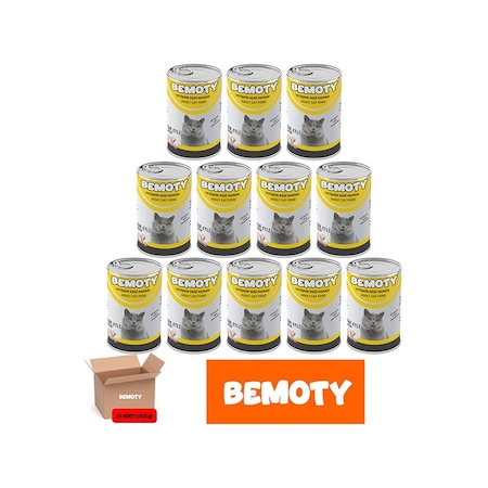 Bemoty Tavuk Etli Yetişkin Kedi Maması 12 x 400 G