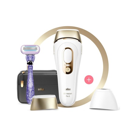 Braun Silk Expert Pro 5 PL5147 400.000 Atımlı 2 Başlıklı Yeni Nesil IPL + Tasarım Çanta