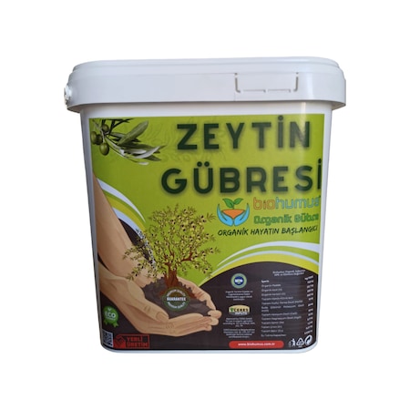 Zeytin İçin, Biohumus Organik Gübre Bitki Besleyici, 5 Litre