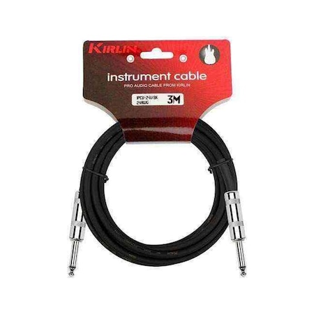 Kirlin Cable IPCV-241BK 3MT Enstruman Kablosu - Siyah