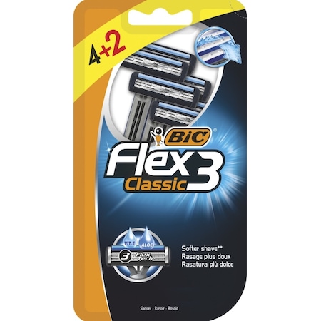 Bic 3 Flex Classic Tıraş Bıçağı 6'lı