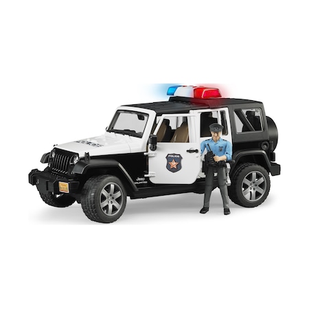 Bruder Jeep Wrangler U.R Polis Aracı Ve Memur - Br02526