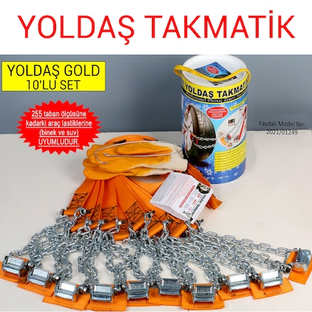 Yoldaş 10'lu Gold Takmatik Binek ve Suv ve Binek Araçlar İçin