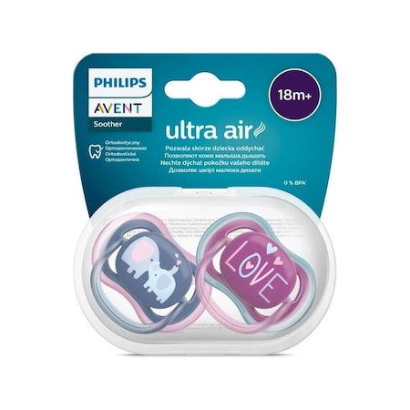 Philips Avent Avent Ultra Air Emzik 18+ 2li Kız