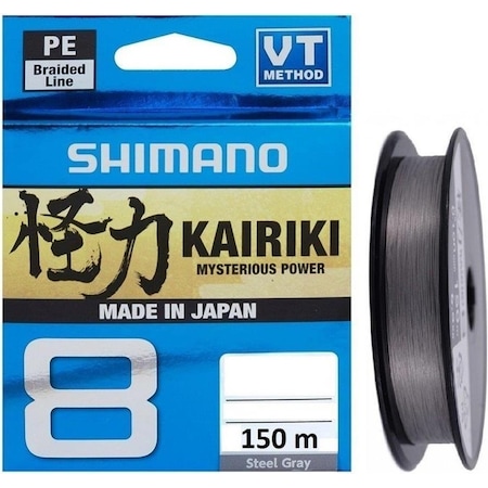 Shimano Kairiki 8x 150m Steel Gray 0.16mm 10.3kg