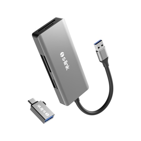 S-link SL-CR51 TypeC ve USB3.0 CF, SD, M2, Micro SD, MS 5 in 1 M