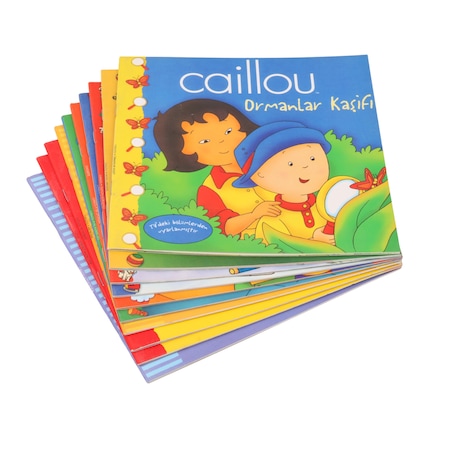 Caillou Eğitici Çocuk Hikaye Kitapları 10'lu Set