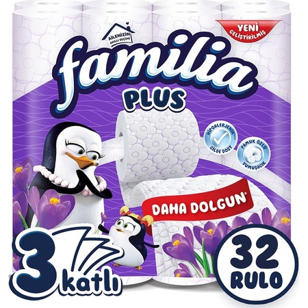 Familia Plus Sihirli Çiçekler Kokulu Parfümlü Tuvalet Kağıdı 32 Rulo