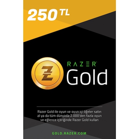 Razer Gold 250 Tl (528384129)