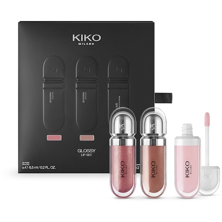 Kiko Lips Make Up Kit Glossy Lip Set