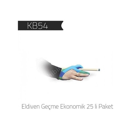 Geçme Ekonomik Bilardo Eldiveni Geçme Ekonomik 25 Li Paket