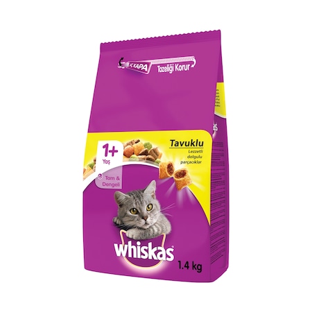 Whiskas Tavuklu Kısırlaştırılmış Yetişkin Kedi Maması 1400 G