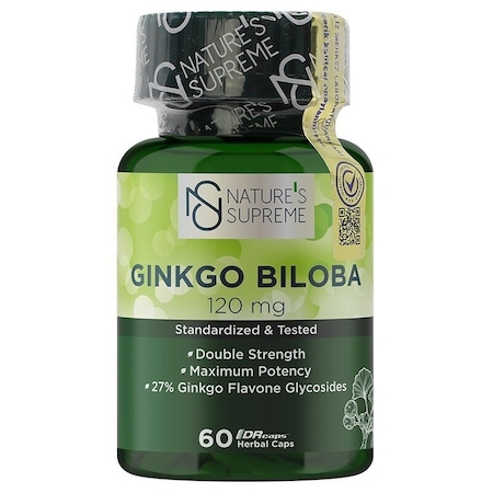 Natures Supreme Ginkgo Biloba 120 Mg 60 Kapsül Aromasiz