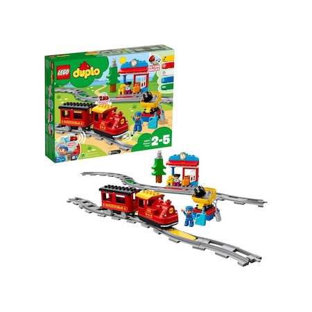 LEGO® DUPLO® Buharlı Tren 10874 2+ Eğitici Oyuncak Yapım Seti - 59 Parça