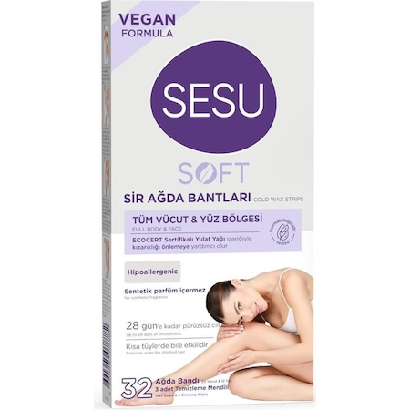 Sesu Soft Sir Ağda Bandı 32'li