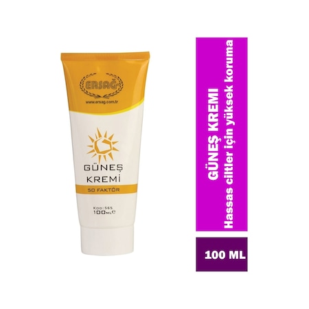 Ersağ Güneş Kremi SPF50 100 ML