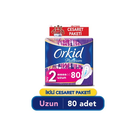 Orkid Platinum Uzun Cesaret Paketi 80'li