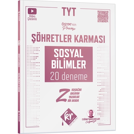 Tyt Şöhretler Karması Sosyal Bilimler 20 Deneme - Kr Akademi Yayınları