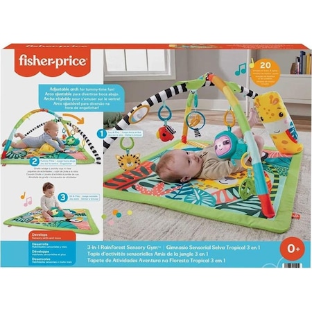 Fisher-Price HJW08 3ü1 Arada Yağmur Ormanı Jimnastik Merkezi