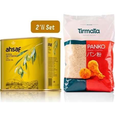 Ahsaf Riviera Zeytinyağı 500 ML + Panko Ekmek Kırıntısı 1 KG - OnuAl ...