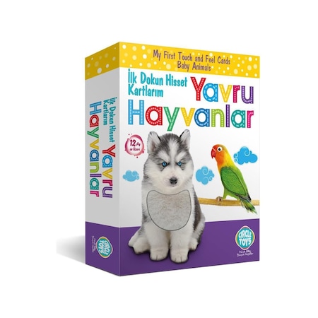 Circle Toys Dokun - Hisset - Tanı Yavru Hayvanlar Eğitim Kartları