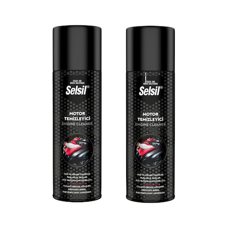 Selsil Profesyonel Motor Temizleme Spreyi 2 Adet 500 ML