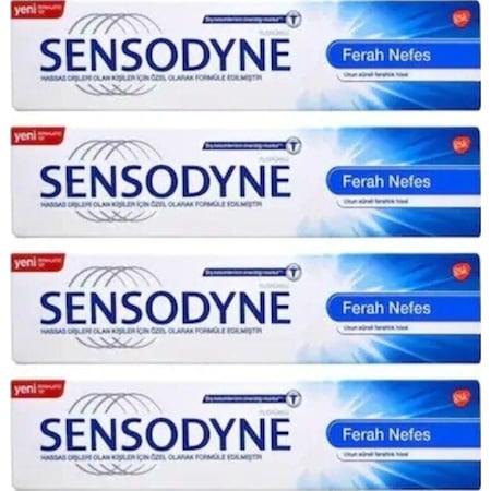 Sensodyne Ferah Nefes Diş Macunu 4 x 100 ML