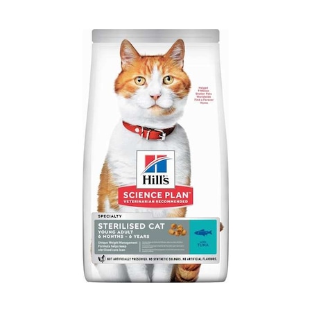 Hill's Sterilised Ton Balıklı Kısırlaştırılmış Genç Yetişkin Kedi Maması 15 KG