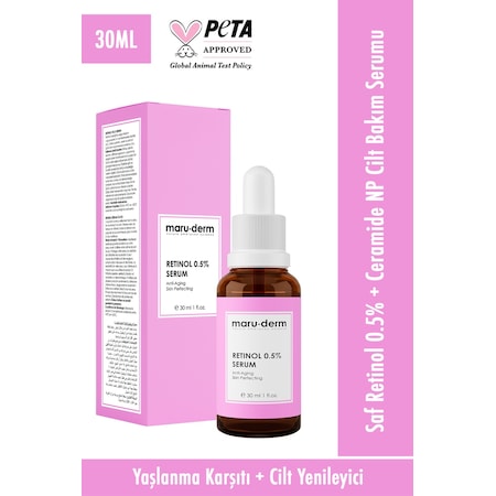 Maruderm Retinol 0.5% Cilt Yenileyici Bakım Serumu 30 ML